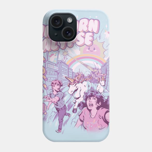 Unicorn Calypse Phone Case by Ilustrata