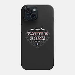 Patriotic Nevada Battle Born Phone Case