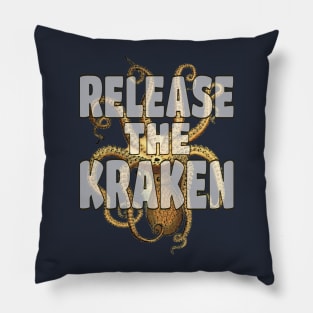 Release The Kraken Pillow