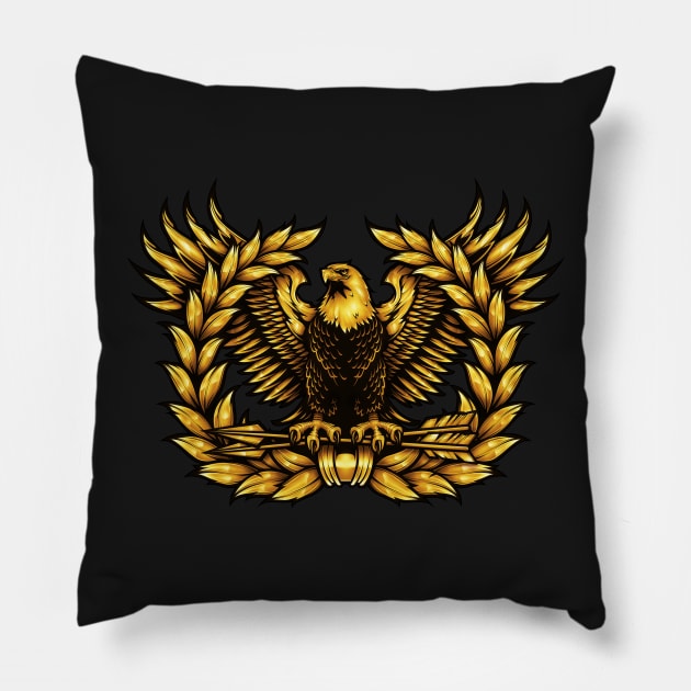 Warrant Officer Rising Eagle Pillow by Thrush