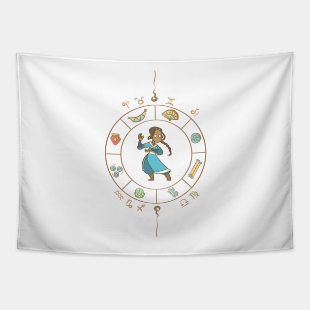 Astrolabe Katara Tapestry by johannamation