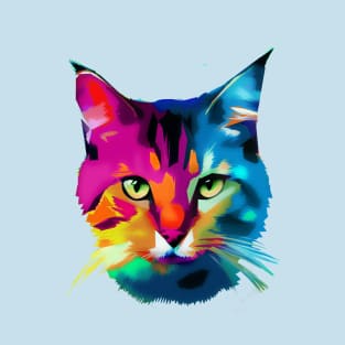 Colorful Cat ; animals T-Shirt