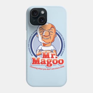 Mr. Magoo as Mr. Clean Phone Case