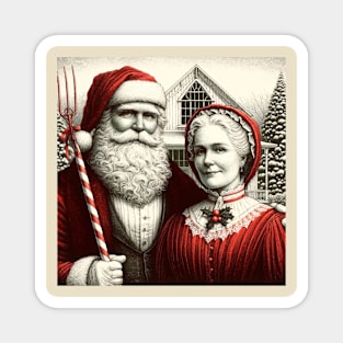 Polar Gothic: Santa & Mrs. Claus' Homestead Portrait Magnet