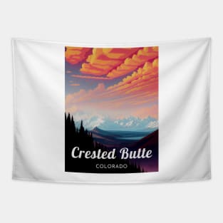 Crested Butte Colorado United States ski Tapestry