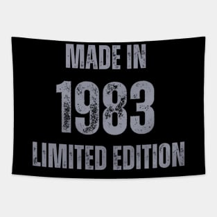 Vintage Made in 1983 , Limited Edition  , Gift for Mom Dad Birthday Tapestry