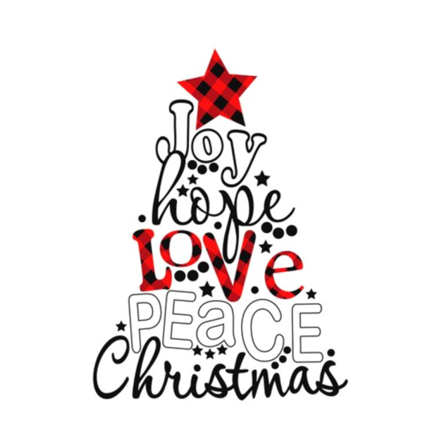 Download Joy hope love peace christmas - Christmas Gifts - T-Shirt ...
