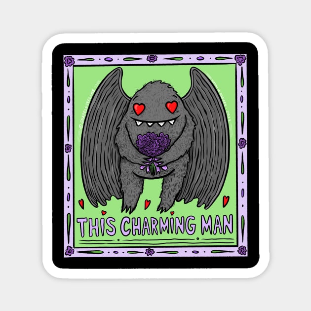 This Charming Mothman Magnet by shapelessflame