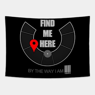 Find Me Here - Burning Man Tapestry