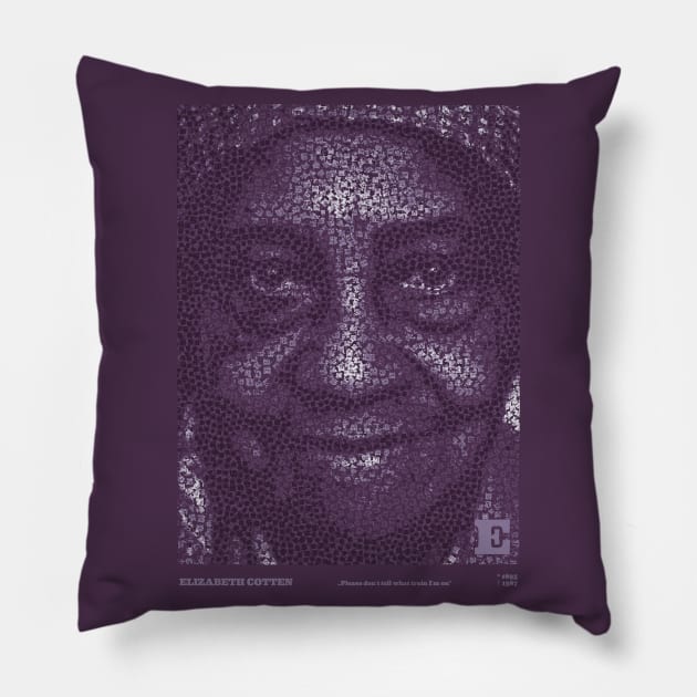 BLU(E)S - Elizabeth Cotten - 4/5 Pillow by MoSt90