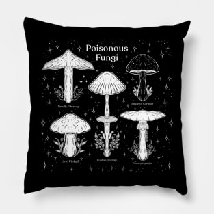 Poisonous Fungi Pillow