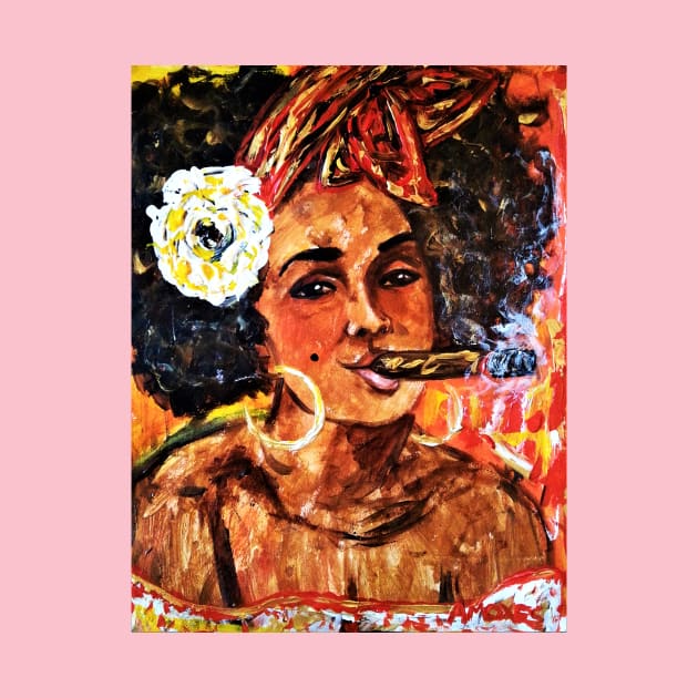 Cigar lady by amoxes