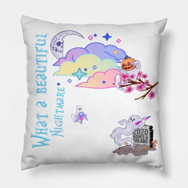 What a beautiful nightmare Pillow by Sylvanas_drkangel