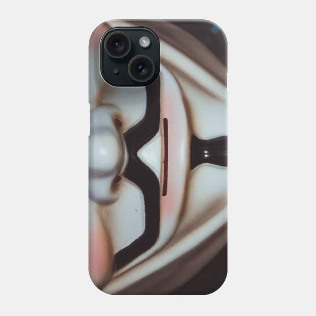 Funny smiling mouth mask Phone Case by jack22