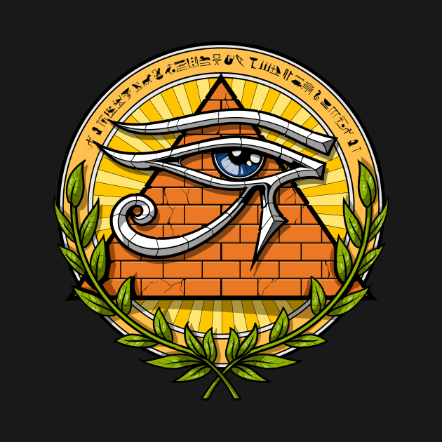 Eye Of Horus Egyptian Symbol by underheaven