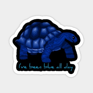 The Sad Turtle Magnet