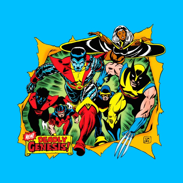 70's Comic Book Mutants by SkipBroTees