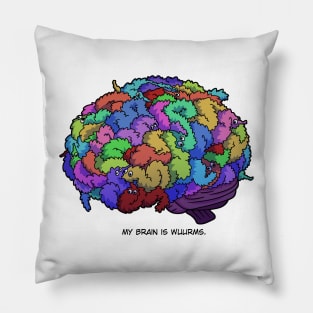 Wuurms on the Brain. Pillow