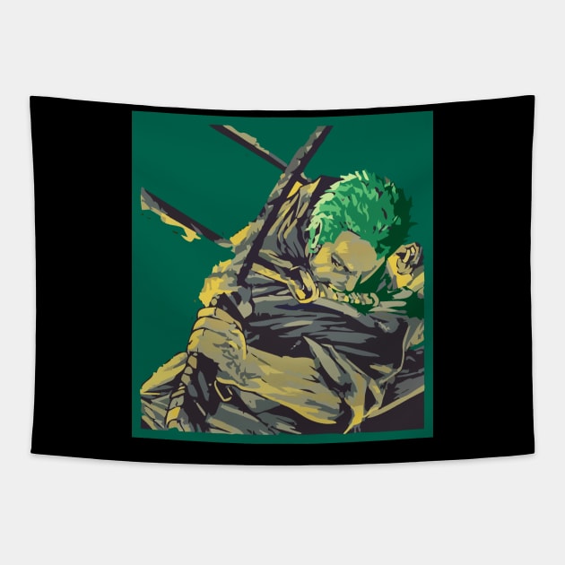 Roronoa Zoro Tapestry by BarnawiMT