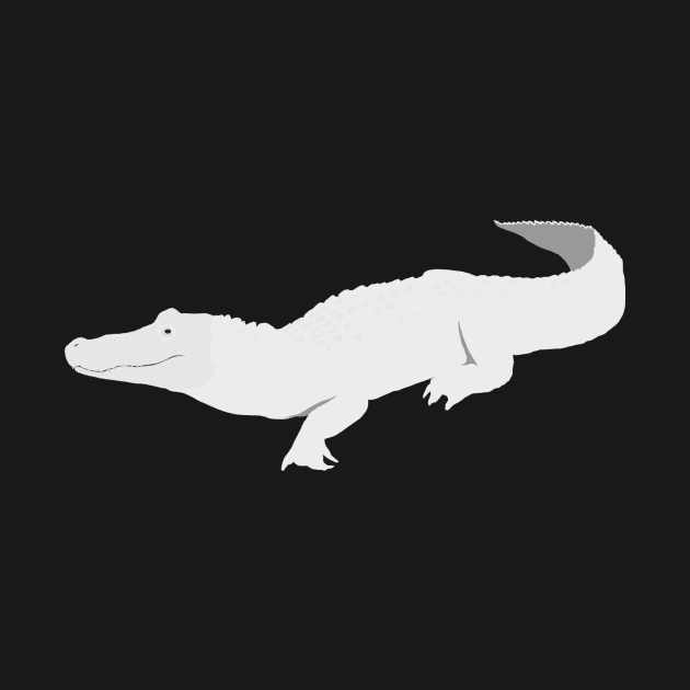 Albino Alligator by stargatedalek