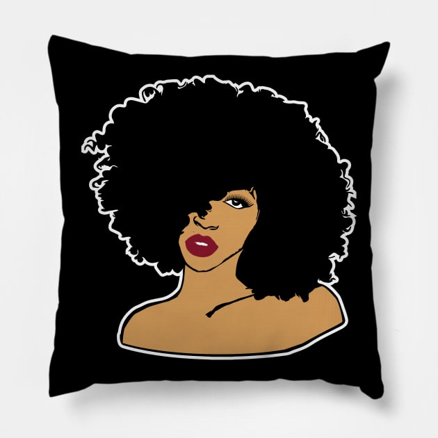 Black Woman, African American, Black Lives Matter, Black History Pillow by UrbanLifeApparel