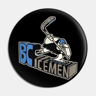 Defunct BC Icemen Hockey Team Pin