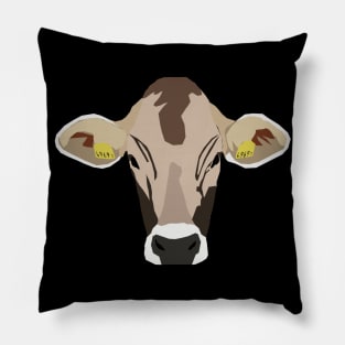 The Alpine Cow Vector Pillow