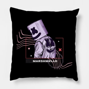 Marshmello Modern Party Pillow