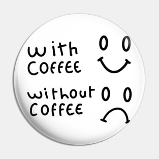 with coffee face vs without coffee face Pin