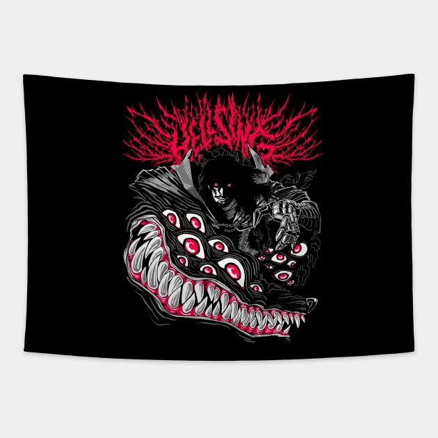 Hellsing Metal Tapestry by Dicky