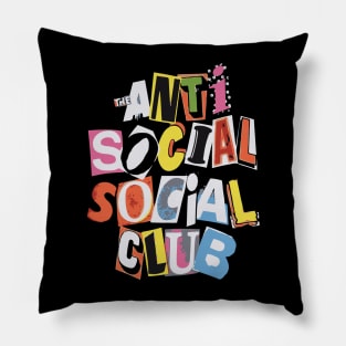 Anti Social Club Pillow