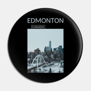 Edmonton Alberta Canada Cityscape Skyline Gift for Canadian Canada Day Present Souvenir T-shirt Hoodie Apparel Mug Notebook Tote Pillow Sticker Magnet Pin