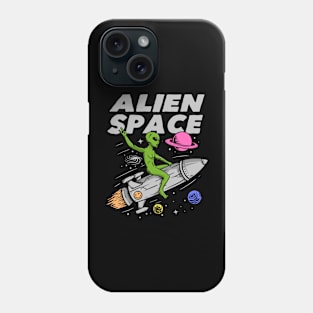 Alien space Phone Case