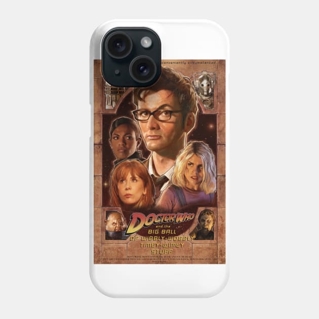 Timey-Wimey Stuff Phone Case by PinkHavok