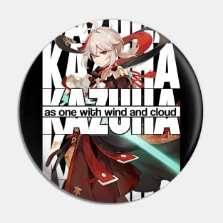 KAZUHA as one with wind and cloud Genshin Impact Pin