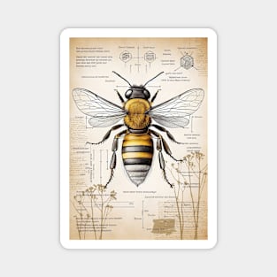 Bee Anatomy Magnet