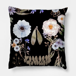 Skull Flower Pillow