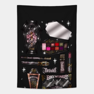 Goth Makeup Collection Tapestry