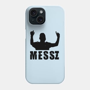 Messi (in black silhouette) Phone Case