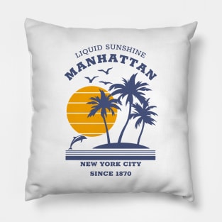 Manhattan - New York - Since 1870 Pillow