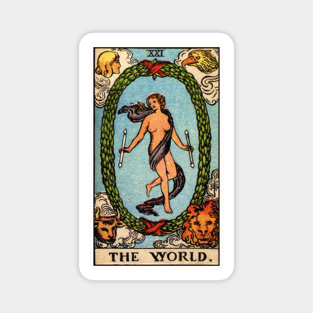 XXI. The World Tarot Card The World TeePublic