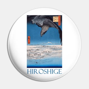 Eagle Over the 100,000 Acre Plain at Susaki by Utagawa Hiroshige Pin