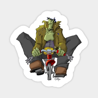 Hunk on a trike Magnet