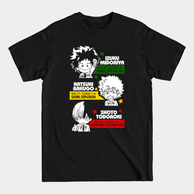 Disover Deku, Kachan, and Todoroki - Todoroki - T-Shirt