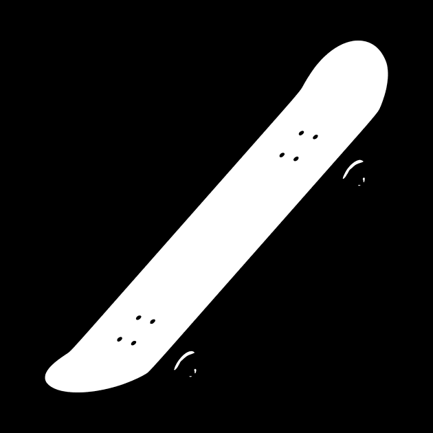 White Skateboard by AKdesign