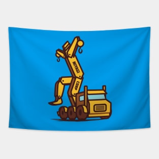 Miyagi corp crane kick joke Tapestry