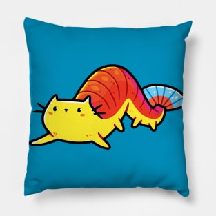 Shrimp Cat Pillow