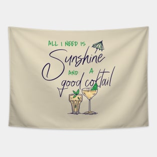 A Good Cocktail Tapestry