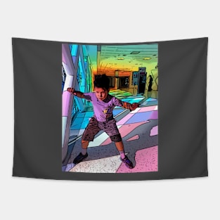 Color Rainbow Flow Tapestry