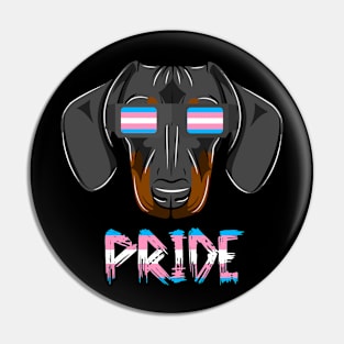 Dachshunds Transgender Flag Lgbt Pin